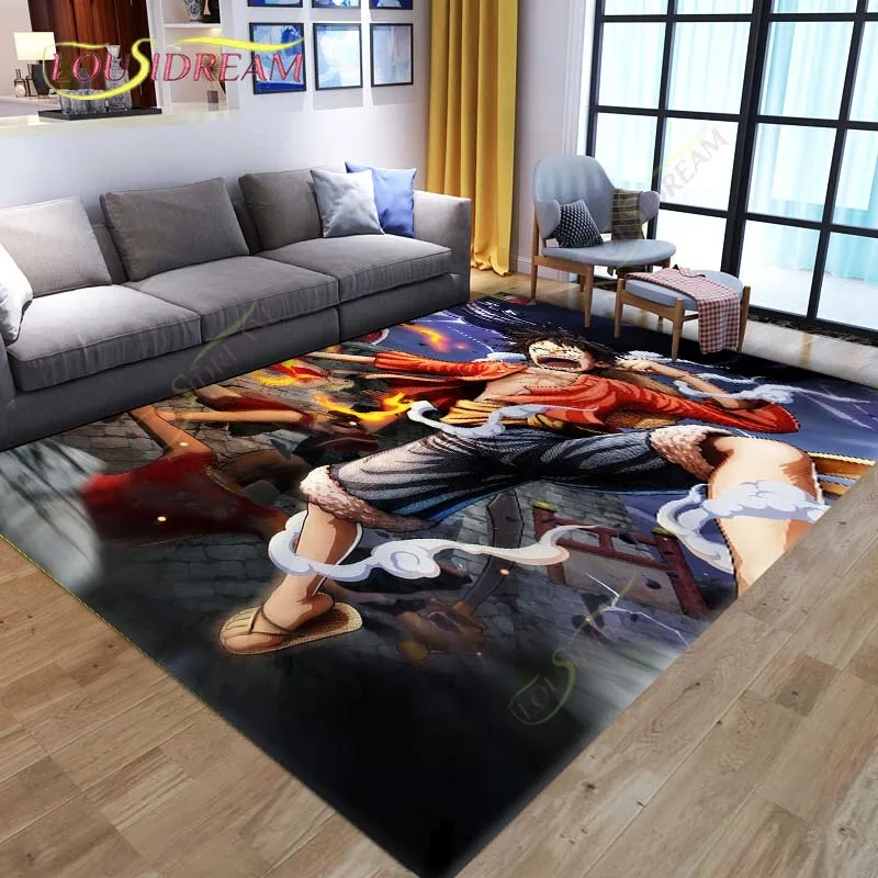 One Piece Ace Luffy Carpets for living room Rugs for Bedroom