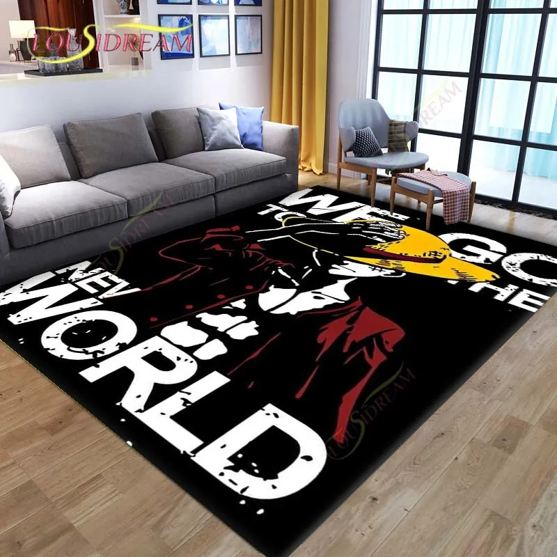 One Piece Ace Luffy Carpets for living room Rugs for Bedroom