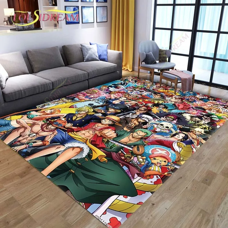 One Piece Ace Luffy Carpets for living room Rugs for Bedroom