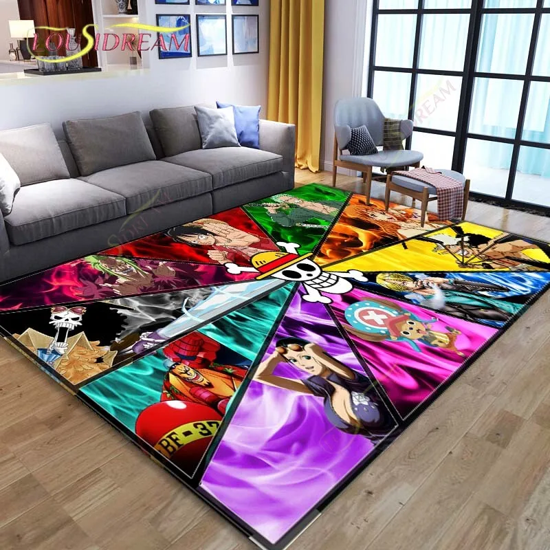 One Piece Ace Luffy Carpets for living room Rugs for Bedroom