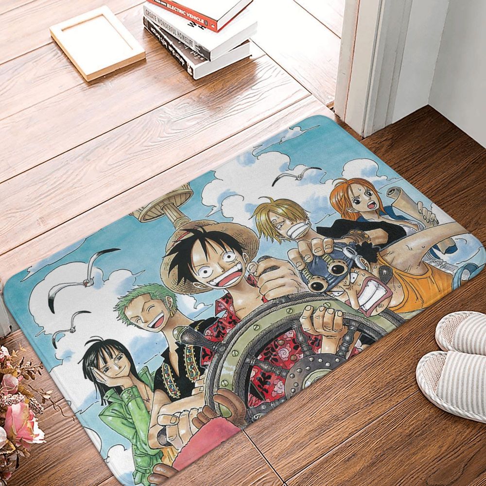 One Piece Monkey D Luffy Nami Sanji Non-Slip Carpet Mat