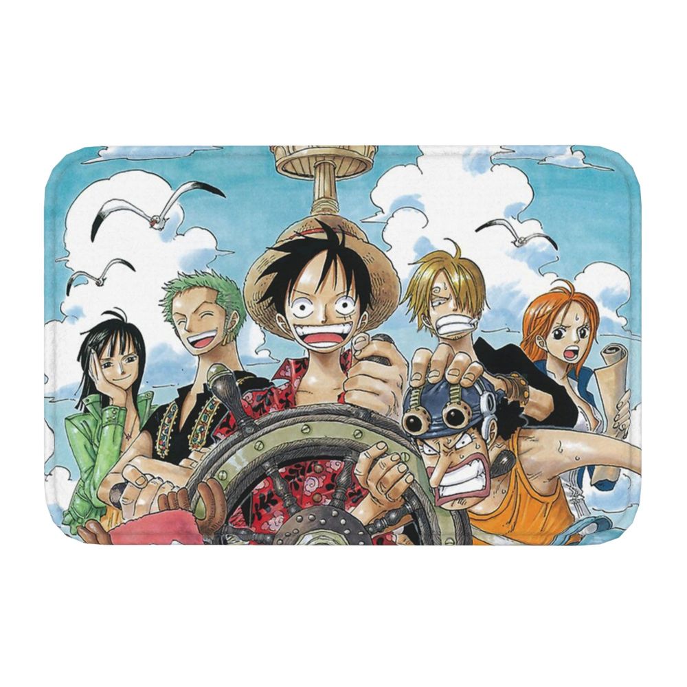 One Piece Monkey D Luffy Nami Sanji Non-Slip Carpet Mat