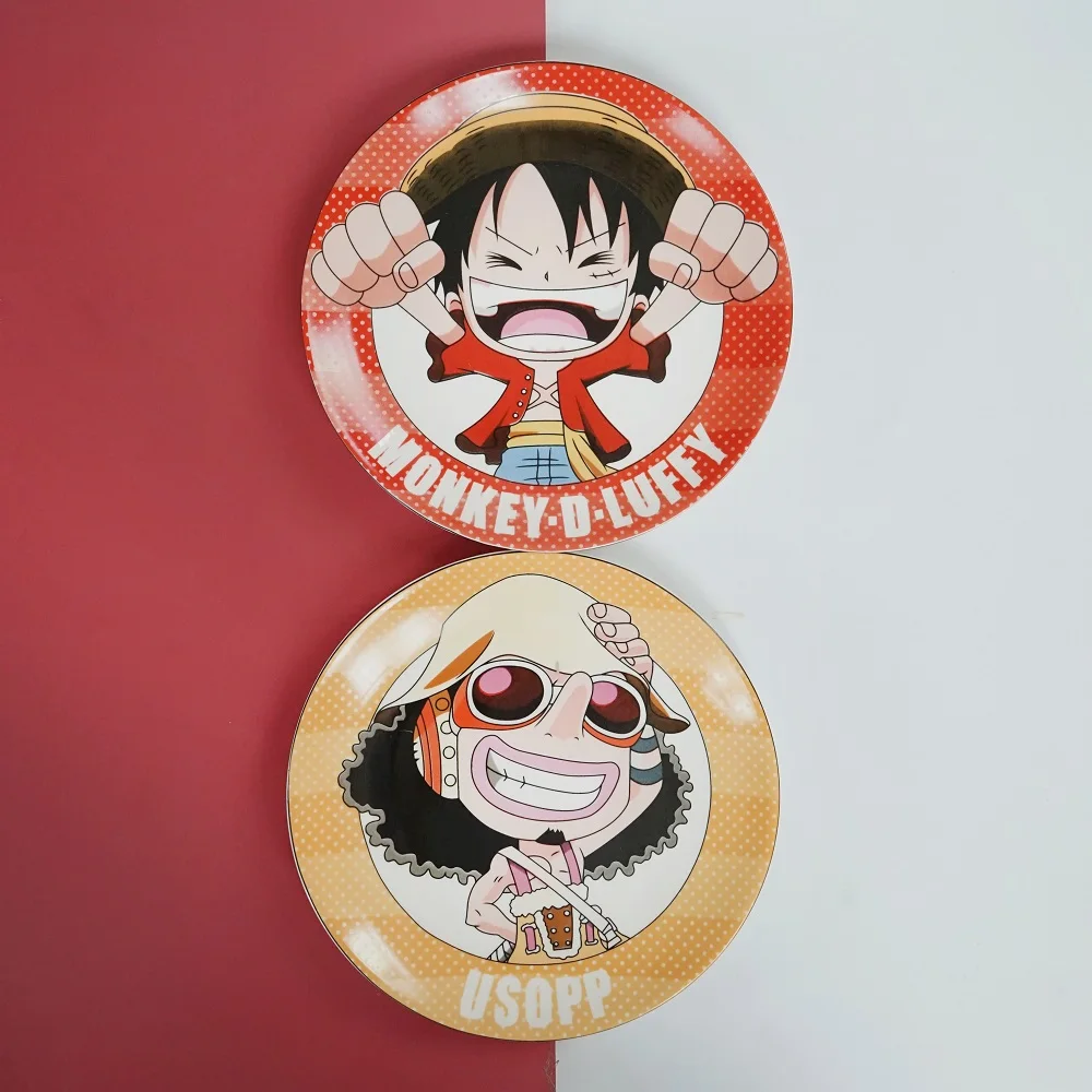 One Piece Luffy Printed Dinner Plate