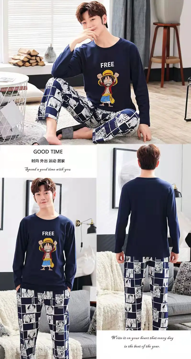 Monkey D Luffy Mens Pajamas