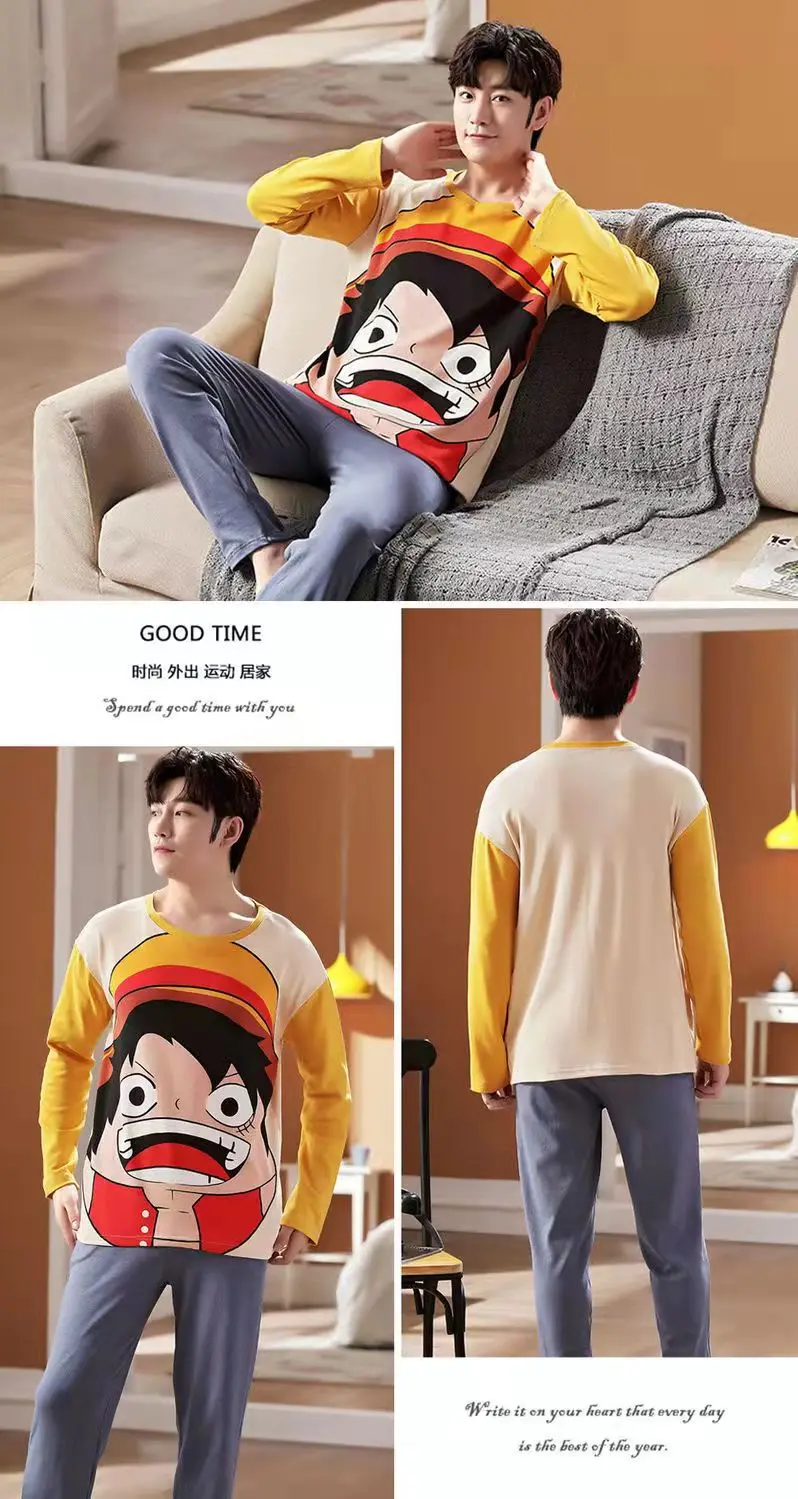 Monkey D Luffy Mens Pajamas