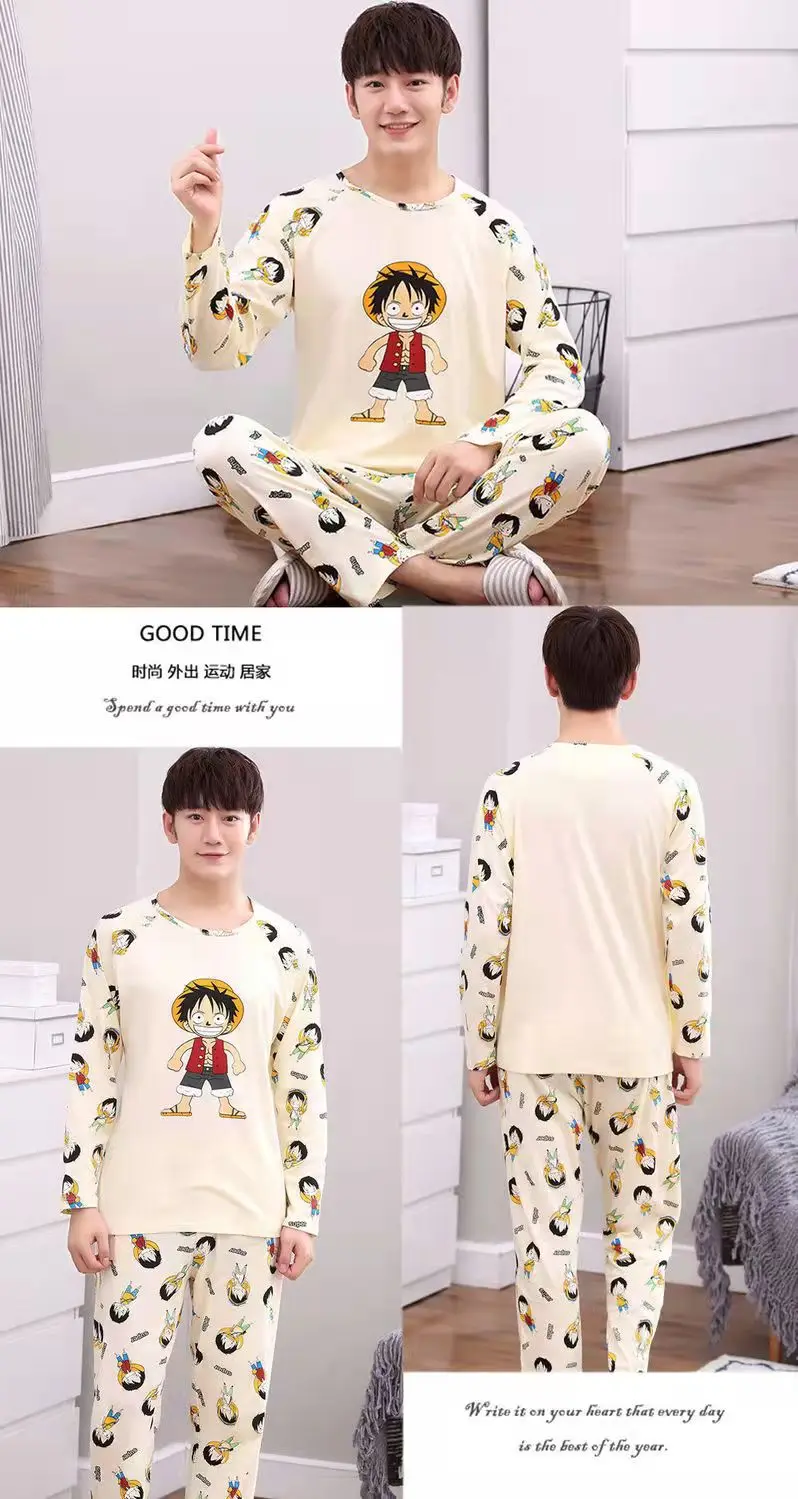 Monkey D Luffy Mens Pajamas