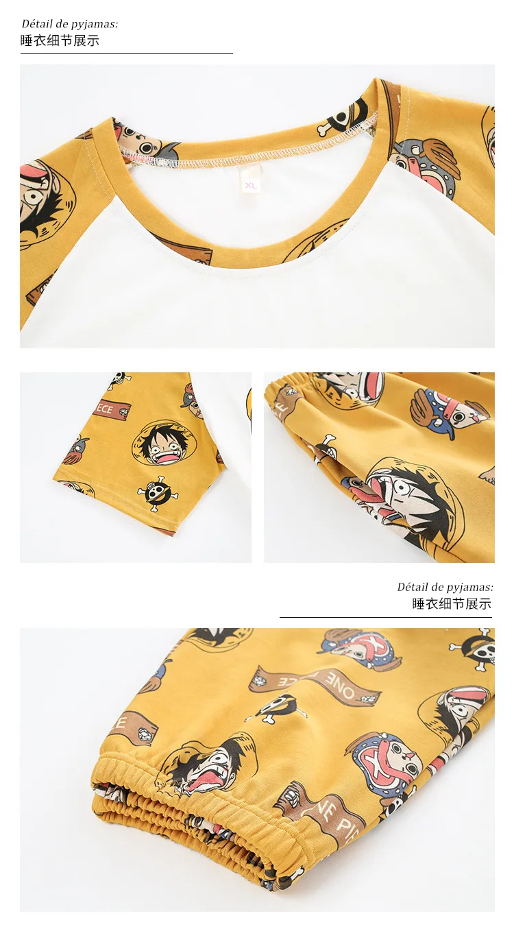 Pijama Set One Piece Luffy Couple Pajamas