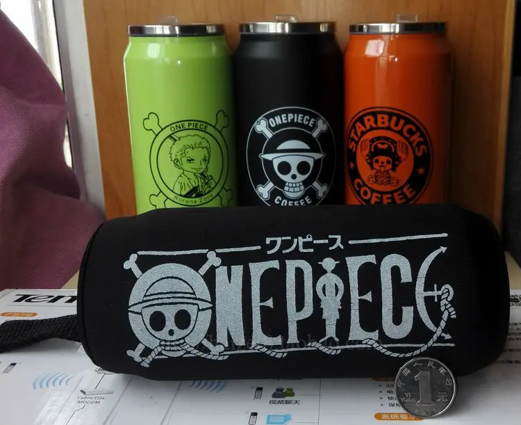 One Piece 500ml Pure Color Stainless Steel Thermos  Theme Thermos cup