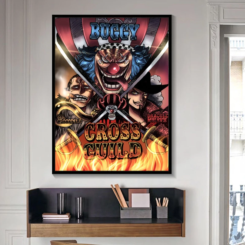 One Piece Buggy Poster Canvas Art