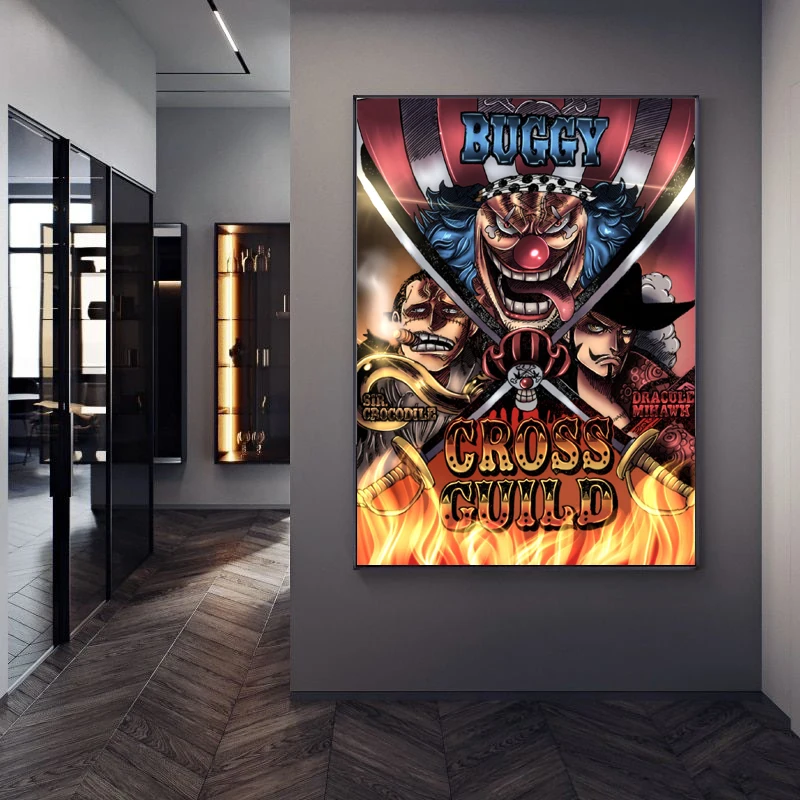 One Piece Buggy Poster Canvas Art