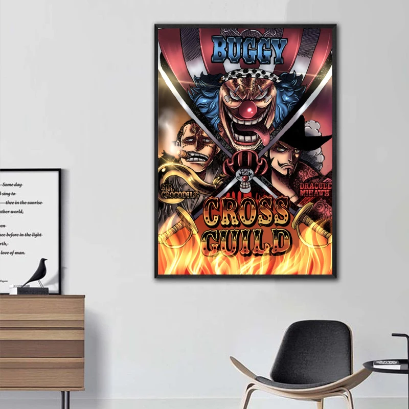 One Piece Buggy Poster Canvas Art