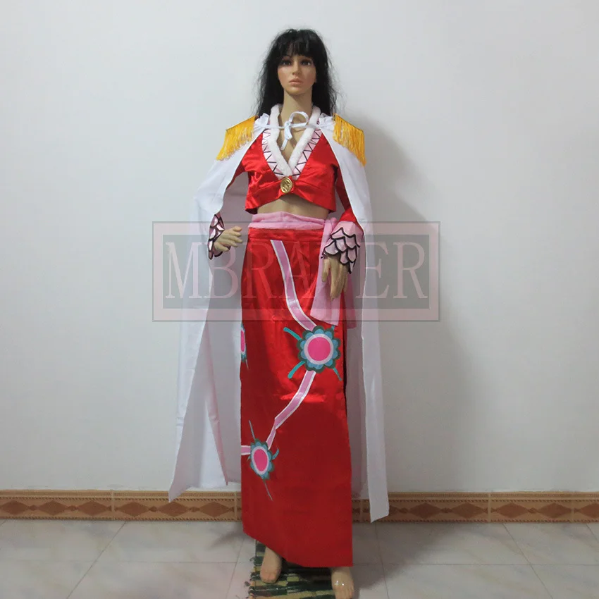 Custom Cosplay One Piece Costumes The snake Ji Empress Cosplay Dresses Boa Hankokku/Boa Hancock Cosplay