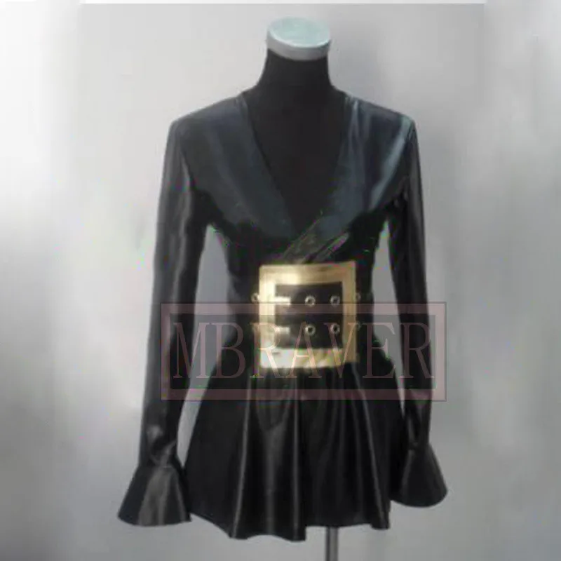 One Piece Nico Robin Cosplay Costume PU Leather