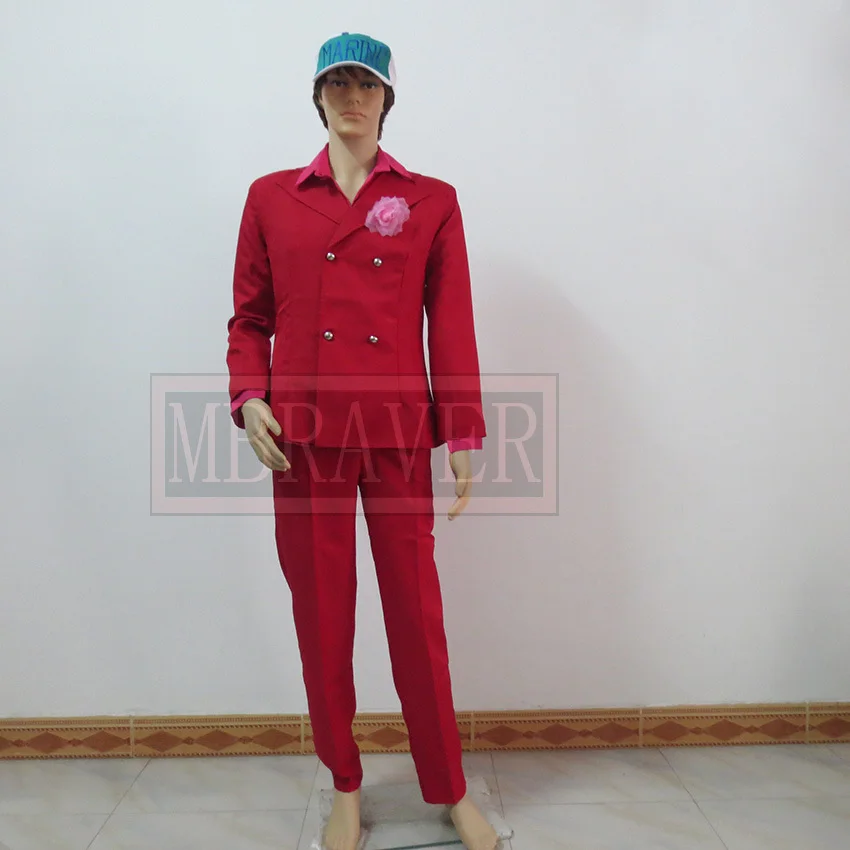 One Piece Sakasky Sakazuki Cosplay Costume Whole Set