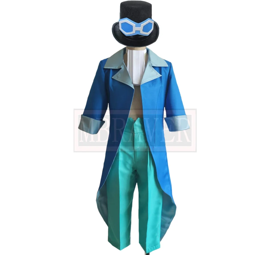 One Piece Sabo Childhood Uniform Cosplay Costume Halloween Party Custom Made Any Size