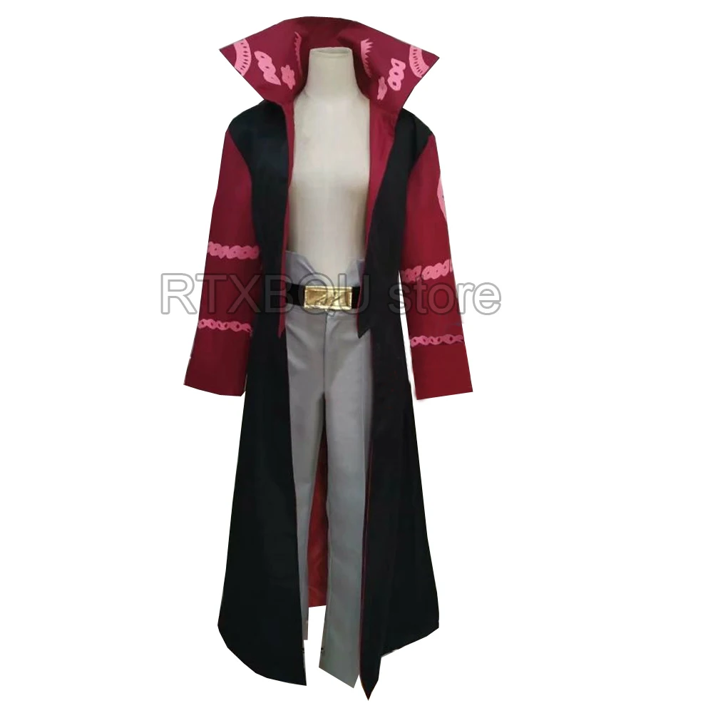 Dracule Mihawk Cosplay: Pant, Coat, and Hat Set - Custom-Made