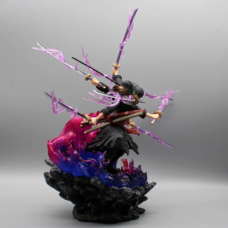 Zoro Figure Wano Onigashima 9 Swords Style Action Figurine