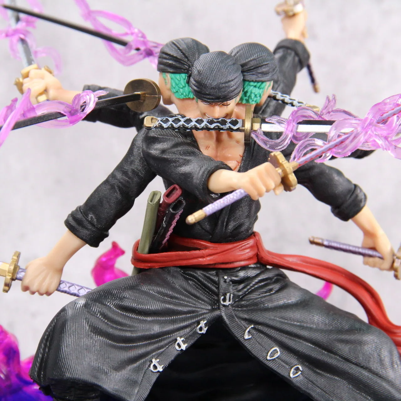 Zoro Figure Wano Onigashima 9 Swords Style Action Figurine