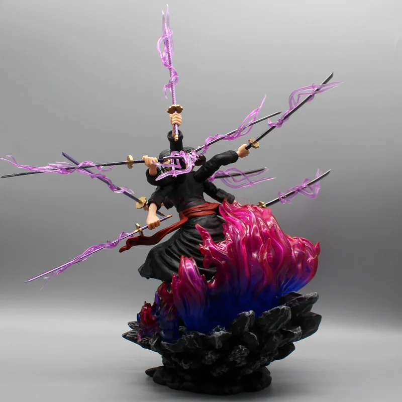 Zoro Figure Wano Onigashima 9 Swords Style Action Figurine