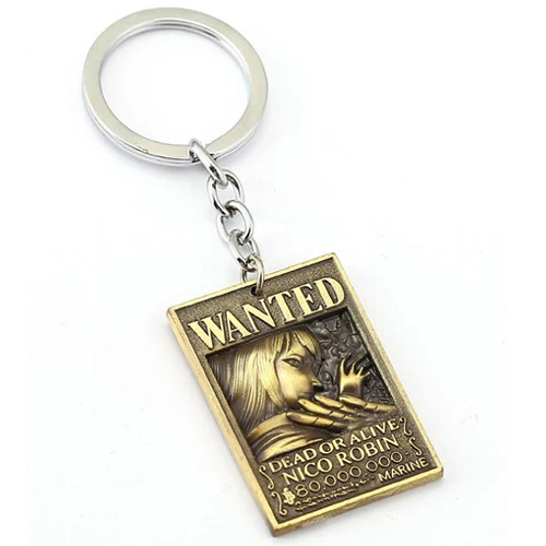 One Piece Wanted Poster Keychain