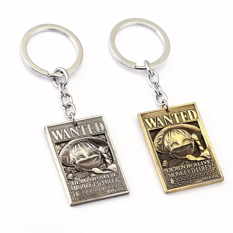 One Piece Wanted Poster Keychain