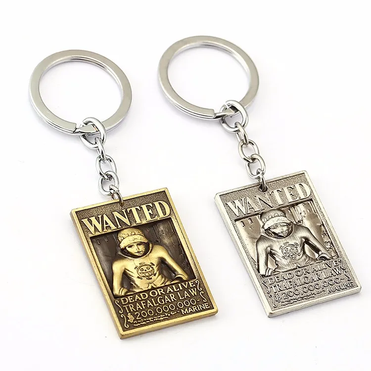 One Piece Wanted Poster Keychain