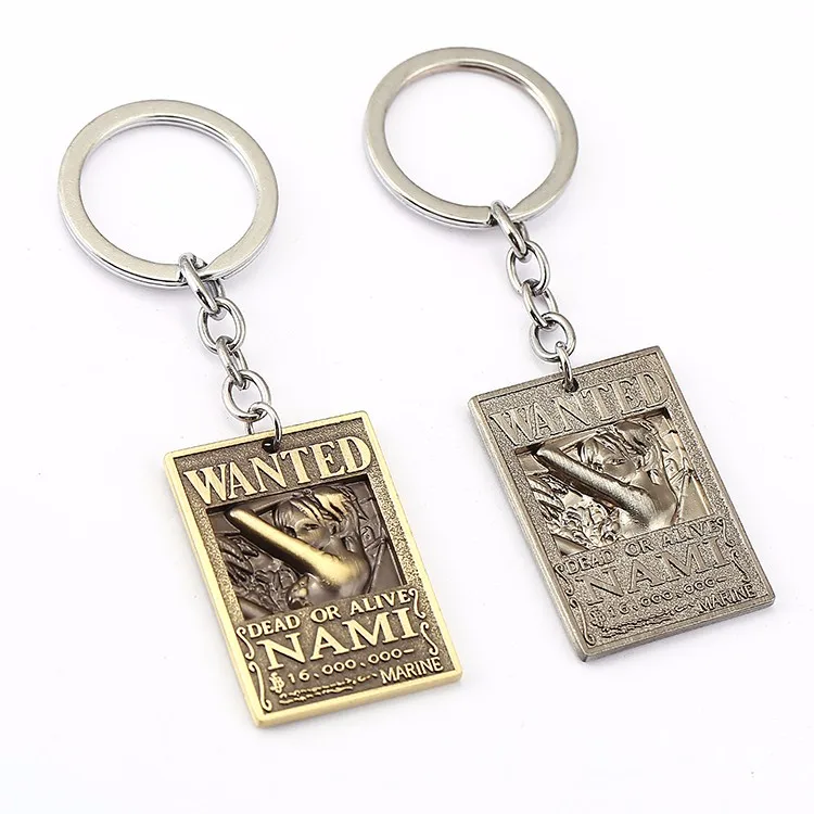 One Piece Wanted Poster Keychain