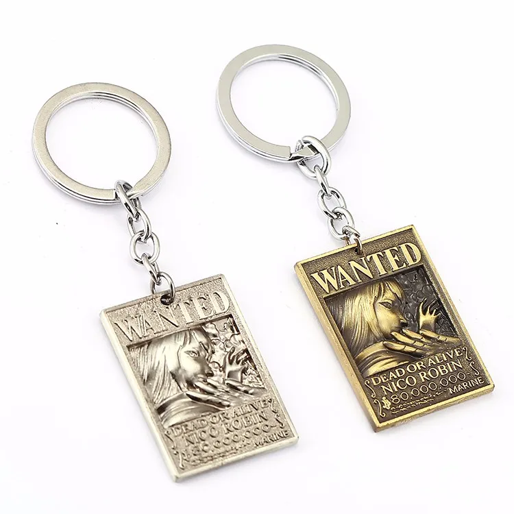 One Piece Wanted Poster Keychain