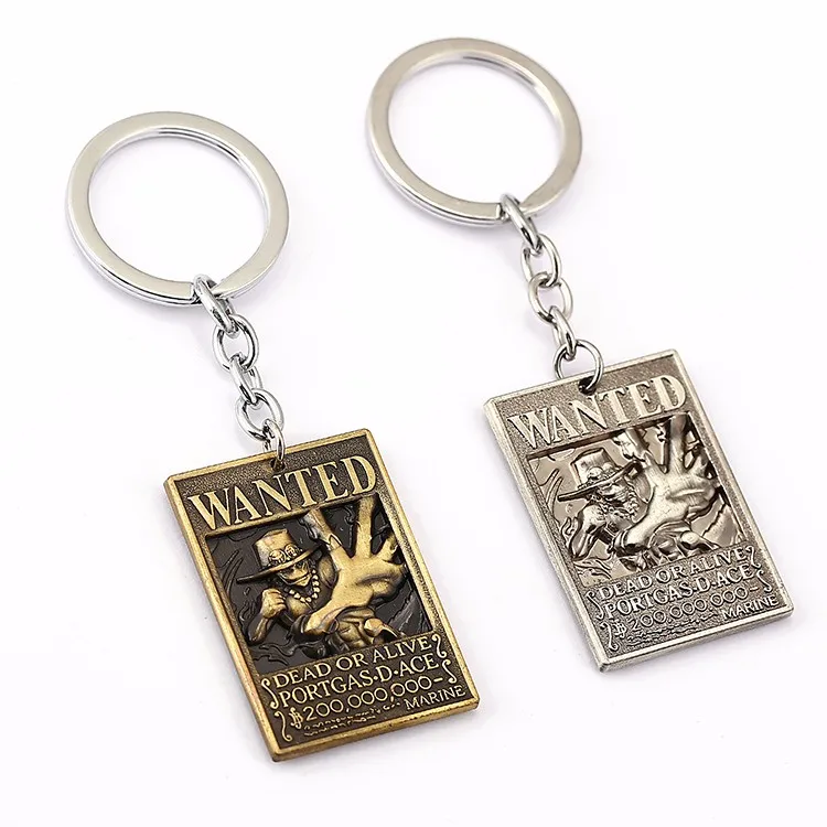 One Piece Wanted Poster Keychain