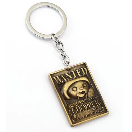 One Piece Wanted Poster Keychain