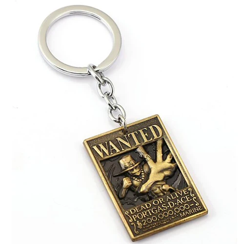 One Piece Wanted Poster Keychain