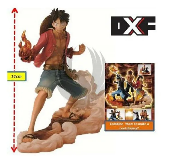 3pcs One Piece Action Figures Set 14-17cm