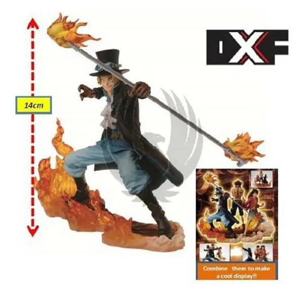 3pcs One Piece Action Figures Set 14-17cm