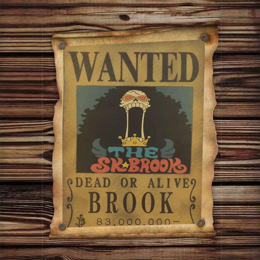 Large Brook Wanted Poster