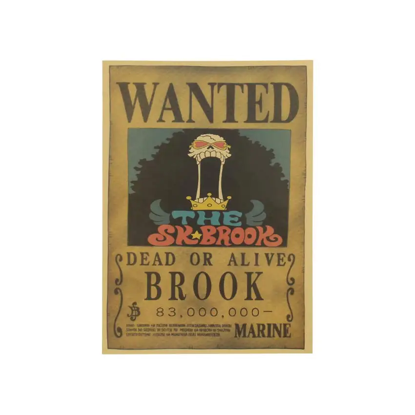 Large Brook Wanted Poster