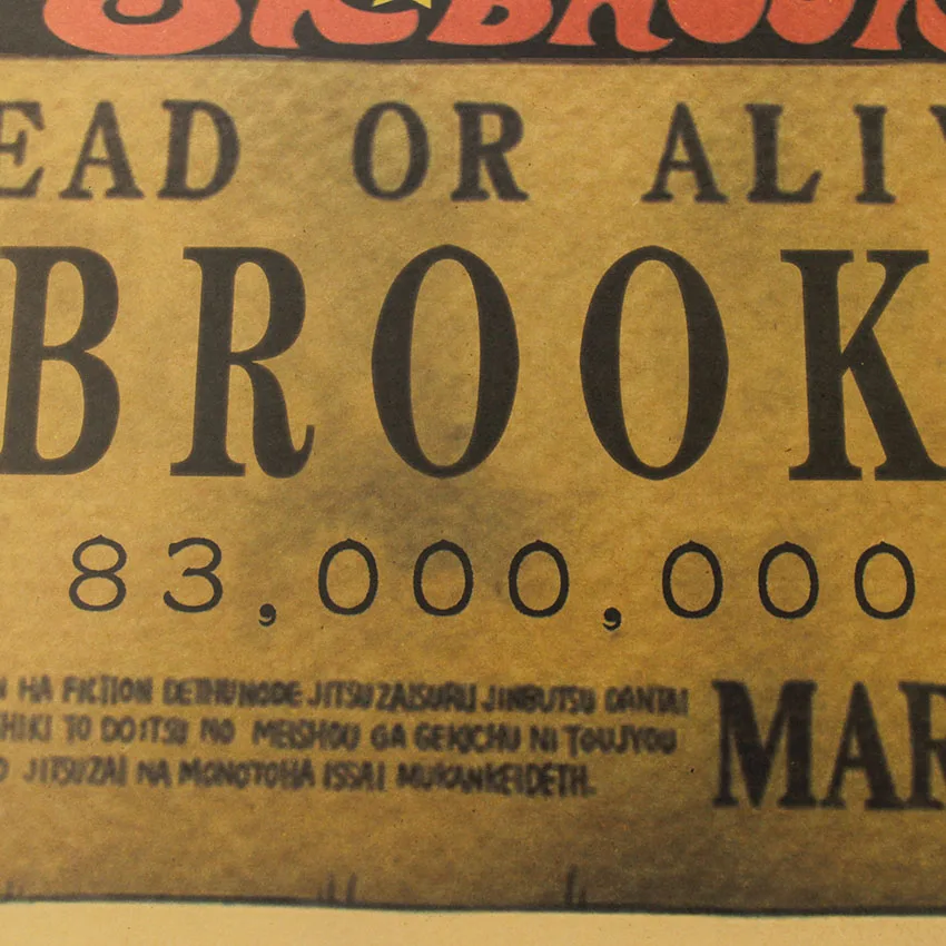 Large Brook Wanted Poster