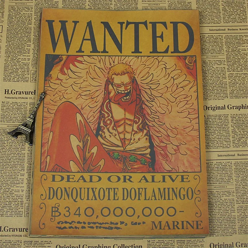 One Piece Most Wanted Poster