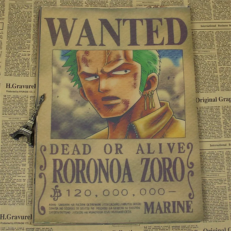 One Piece Most Wanted Poster