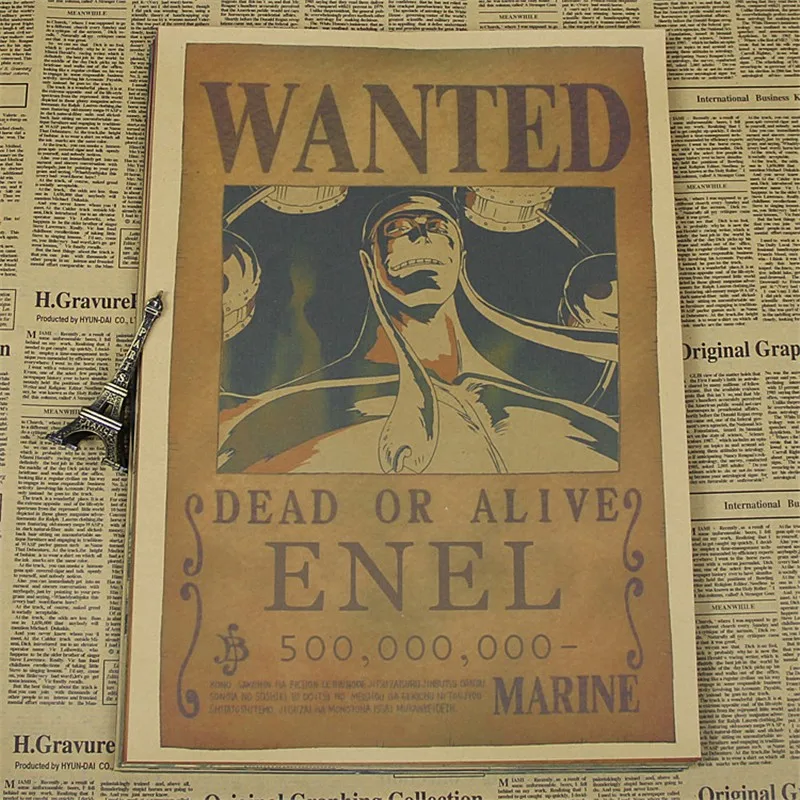 One Piece Most Wanted Poster