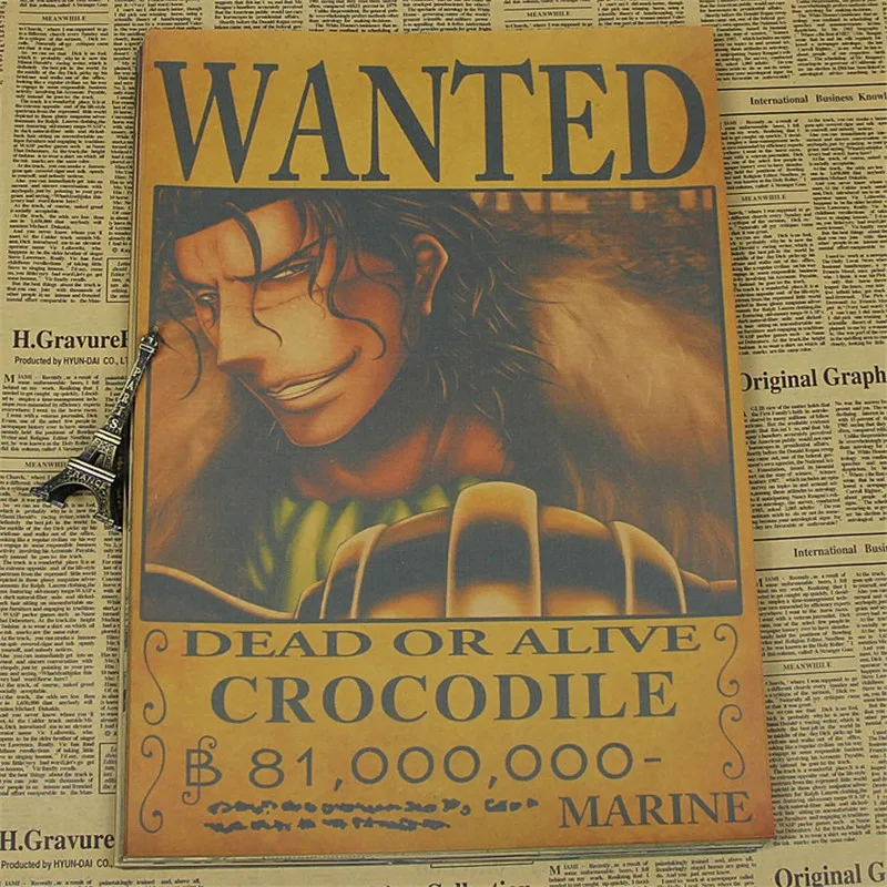 One Piece Most Wanted Poster