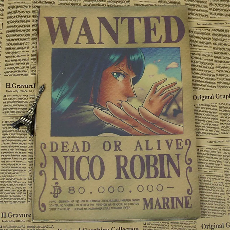 One Piece Most Wanted Poster