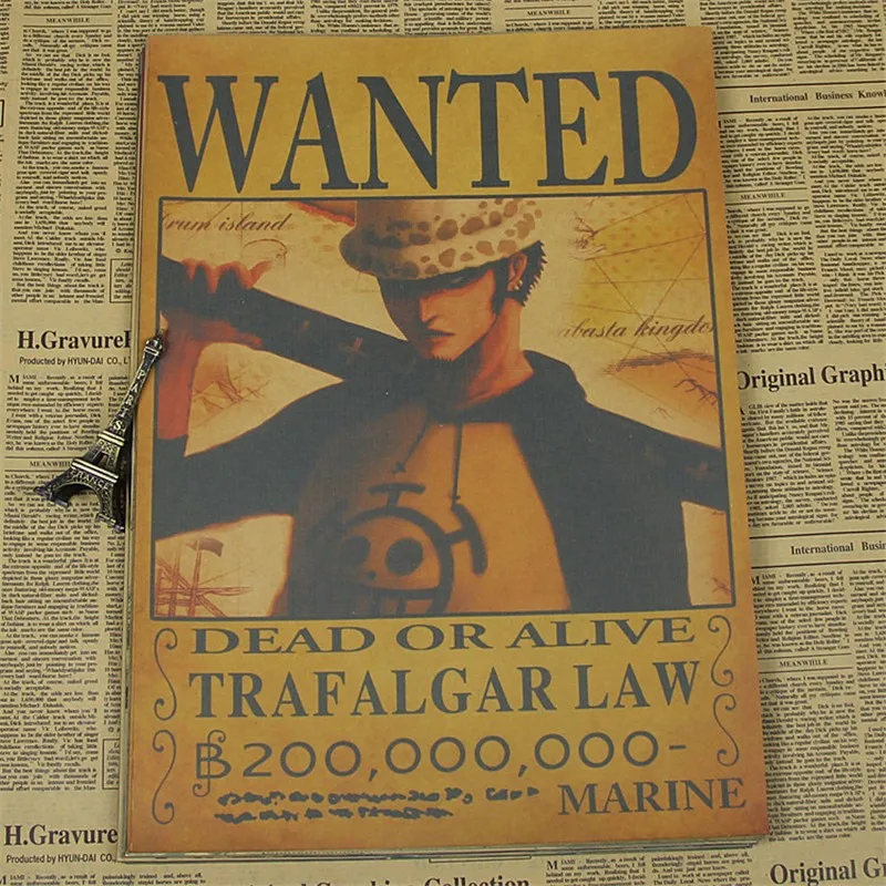 One Piece Most Wanted Poster