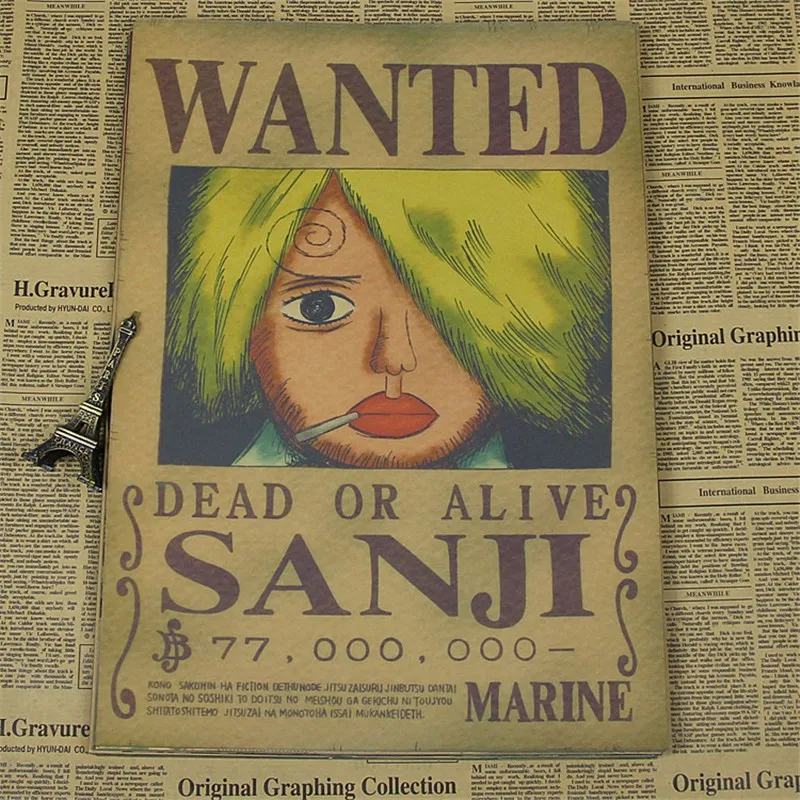 One Piece Most Wanted Poster