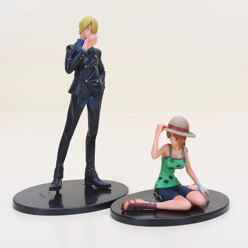 7-17cm 6 styles Usopp Luffy Zoro Sanji Nami Action Figures