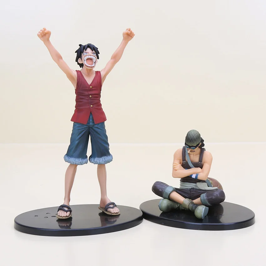 7-17cm 6 styles Usopp Luffy Zoro Sanji Nami Action Figures