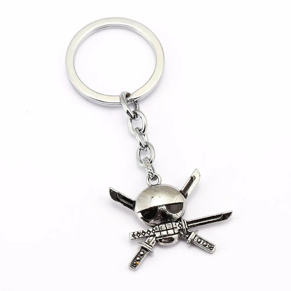 One Piece skull Luffy Zoro Sanji Nami Keychain