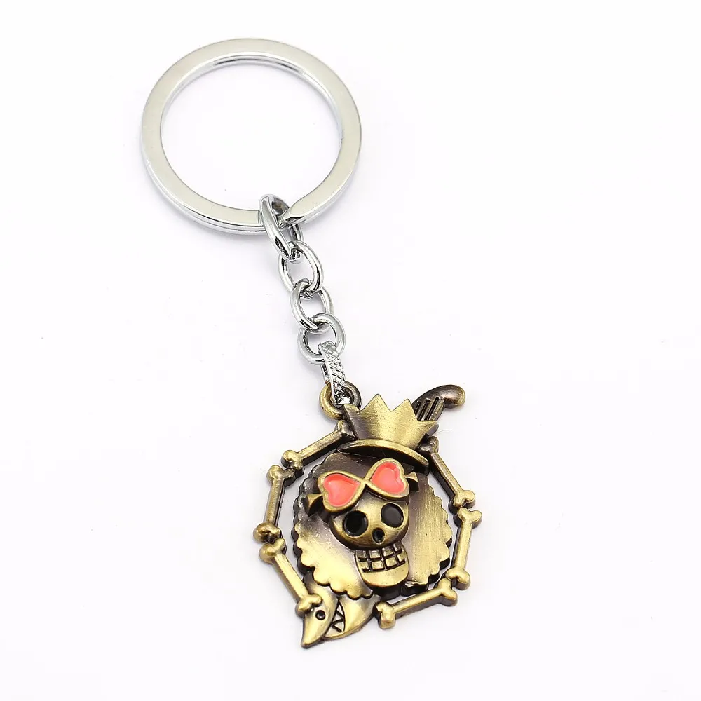 One Piece skull Luffy Zoro Sanji Nami Keychain