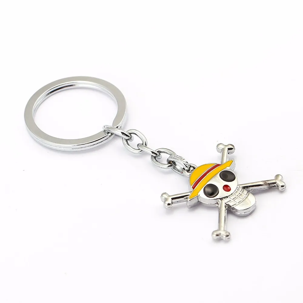 One Piece skull Luffy Zoro Sanji Nami Keychain