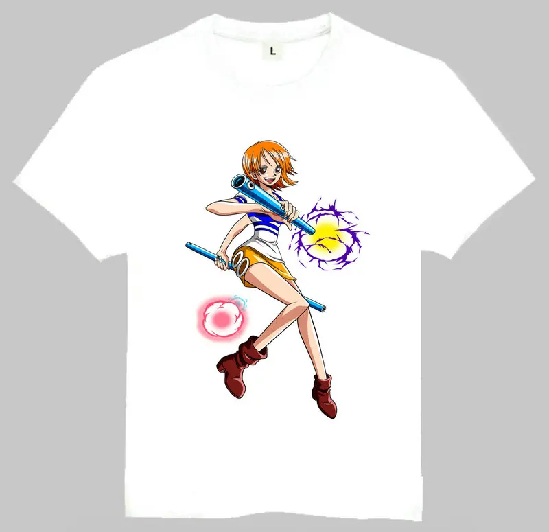 One Piece Characters Luffy Nami T Shirts