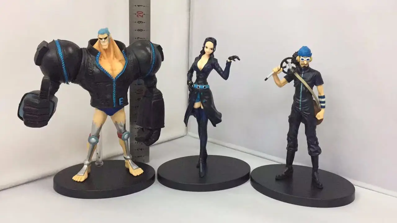 Nico Robin Usopp Franky action figure set 3pcs